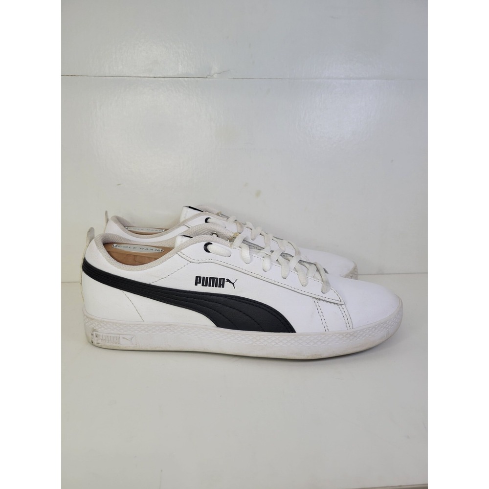Puma Smash V2 L Womens Size 8.5 M Sneakers Casual Shoes 365208-01 White‎ Classic